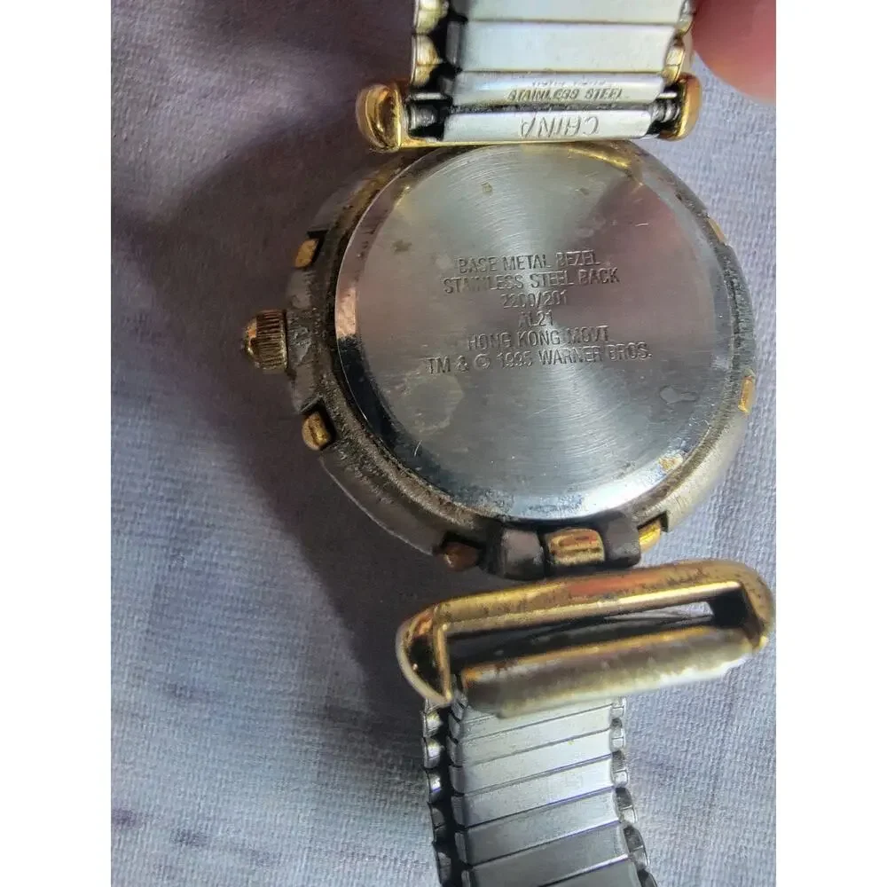 1995 Armitron Looney Marvin The Martain Women's Quartz Watch 2200/199 AL21 READ